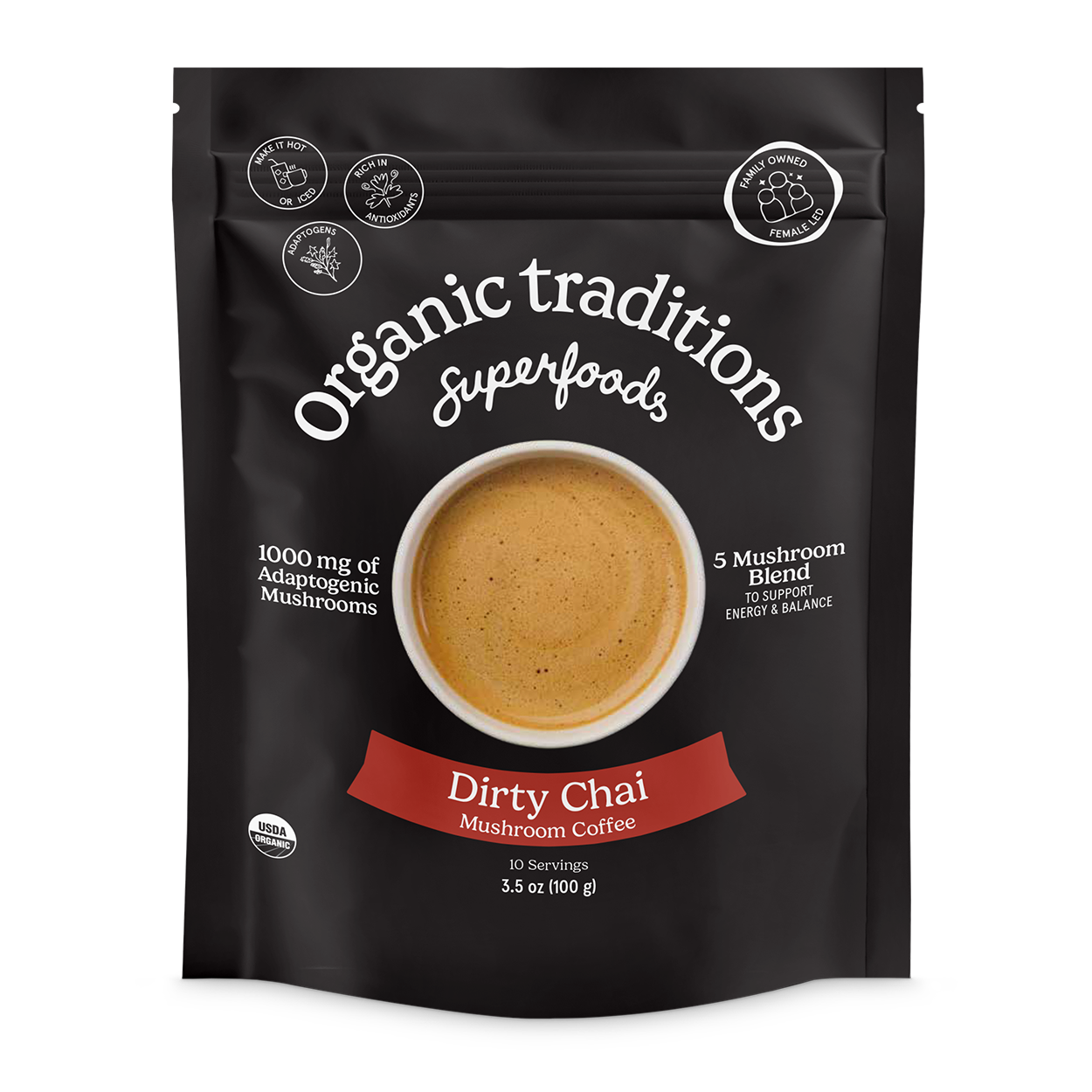 Dirty Chai Mushroom Coffee