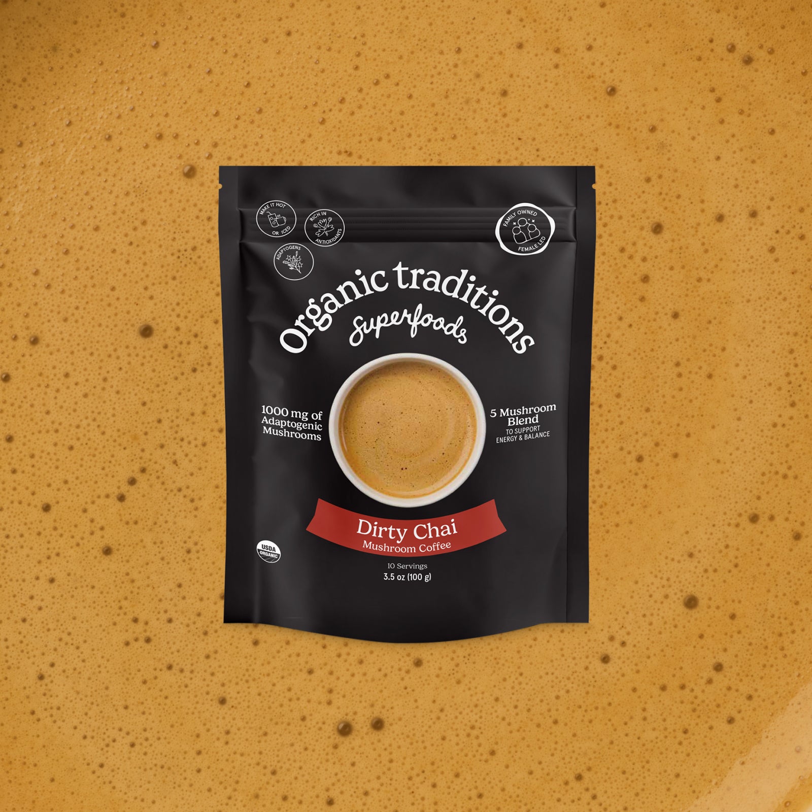 Dirty Chai Mushroom Coffee