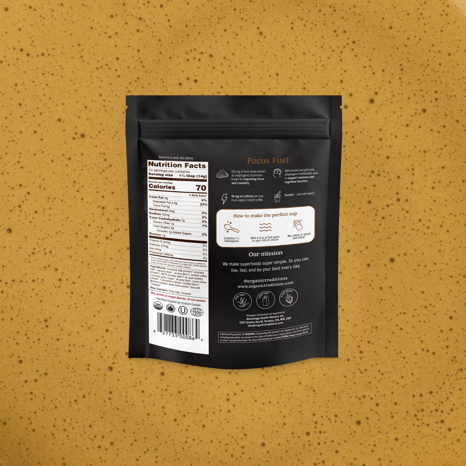 Focus Fuel Mushroom Coffee