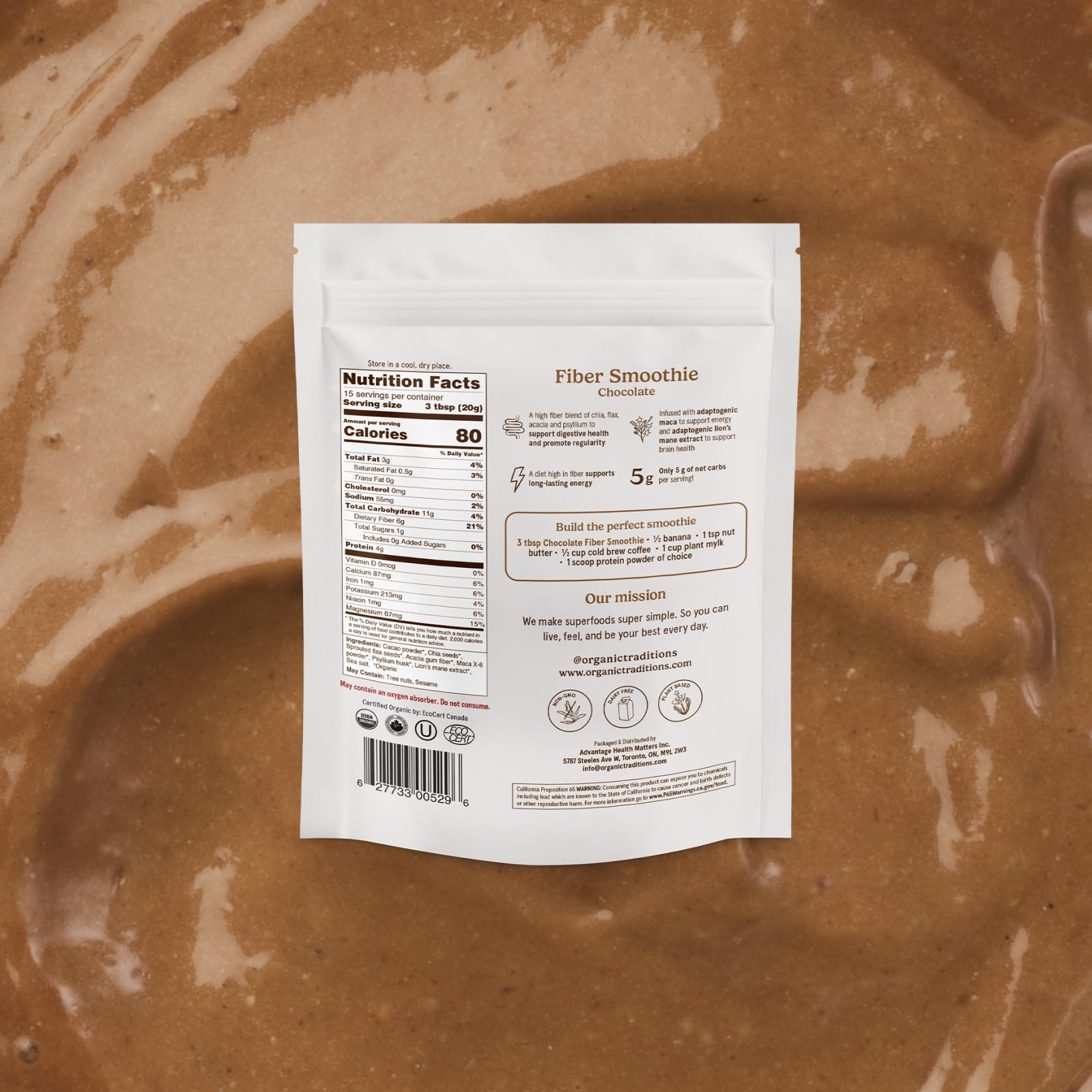 Chocolate Fibre Smoothie