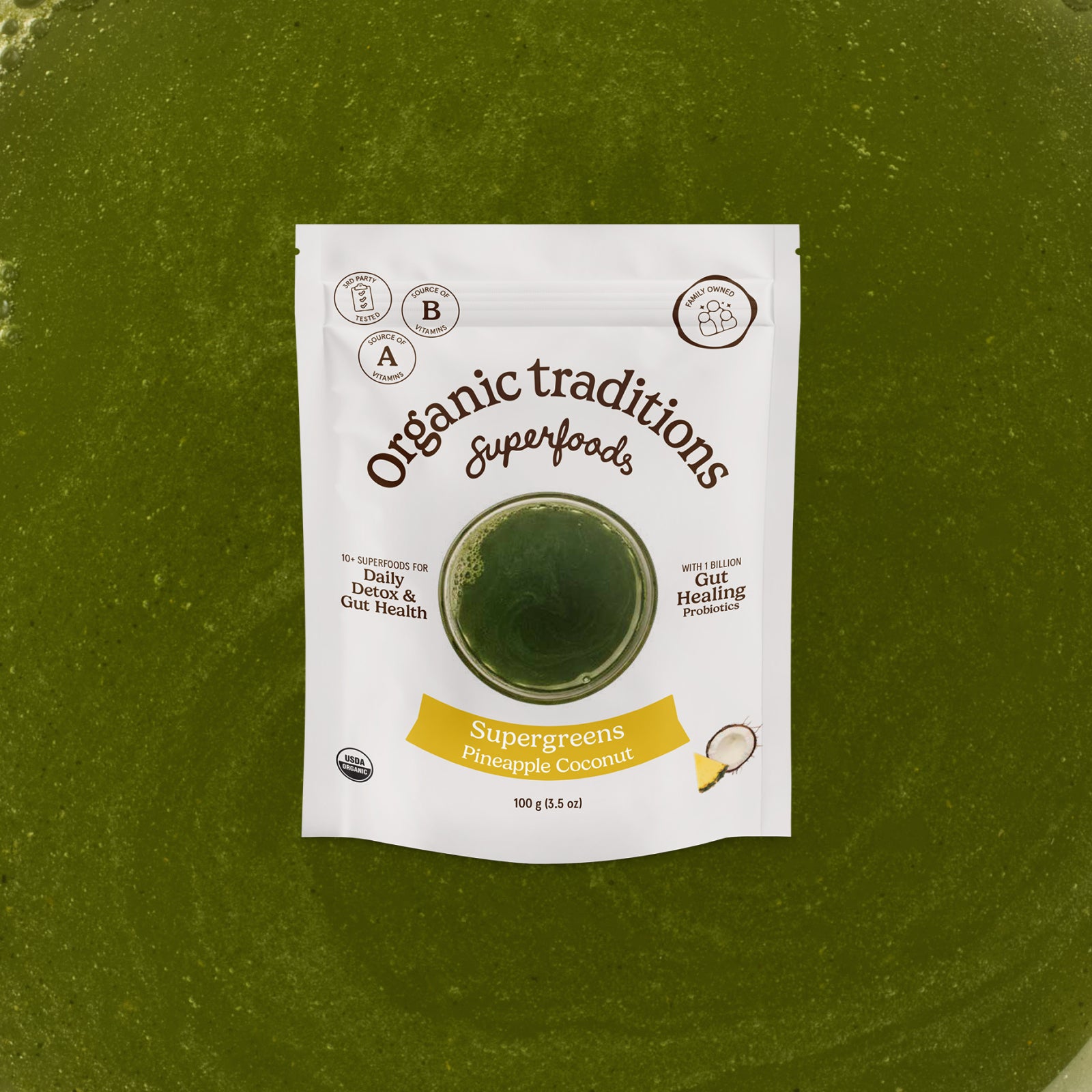 Pineapple Coconut Supergreens