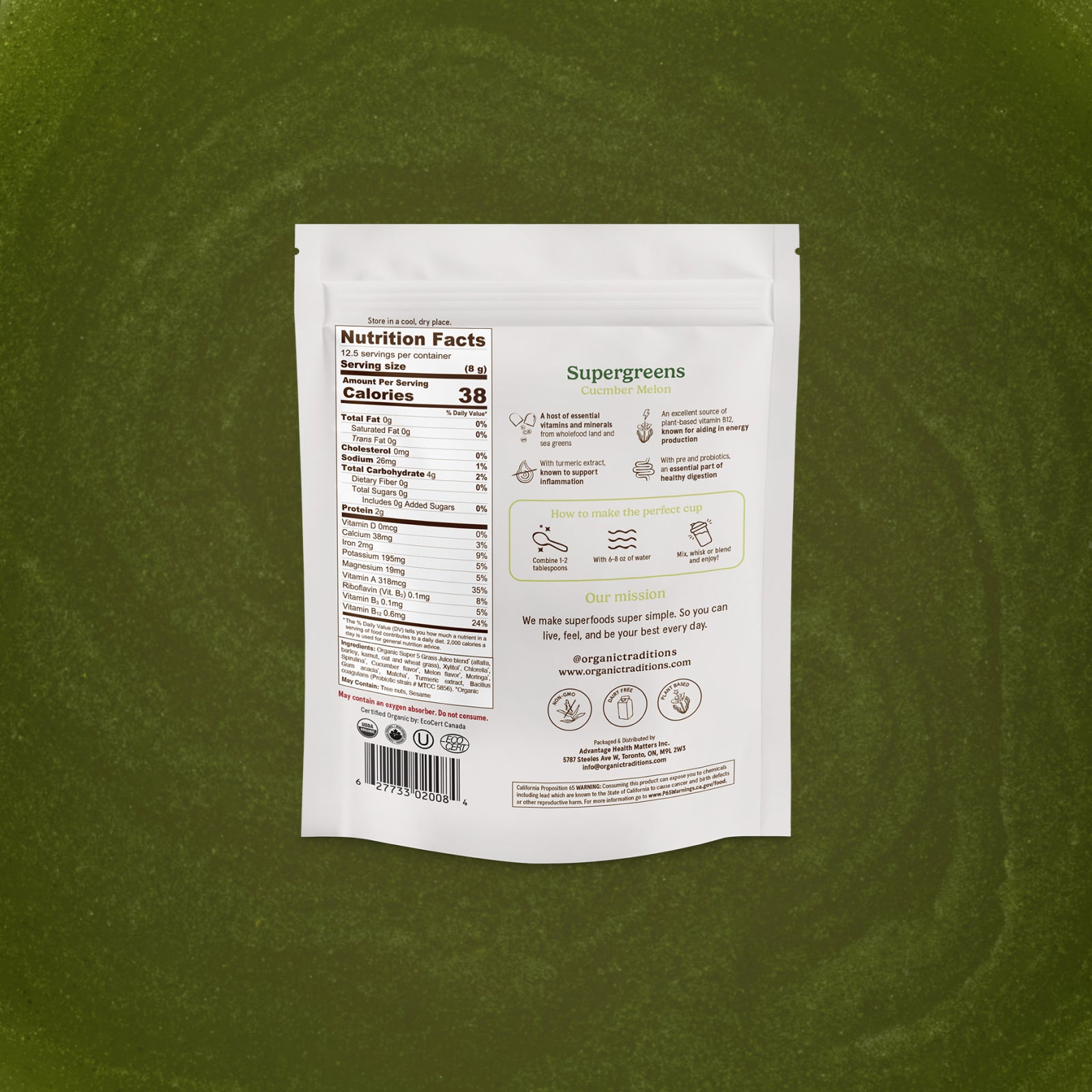 Cucumber Melon Supergreens