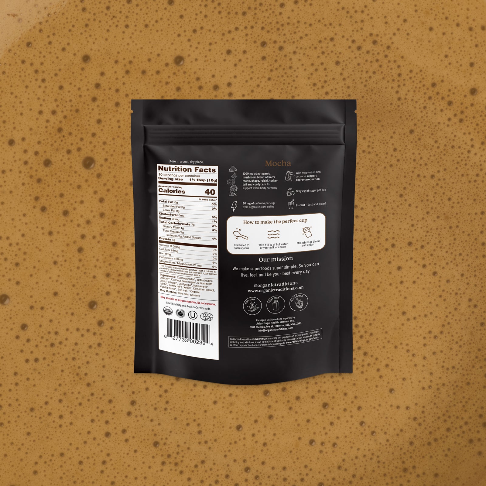 Mocha Mushroom Coffee