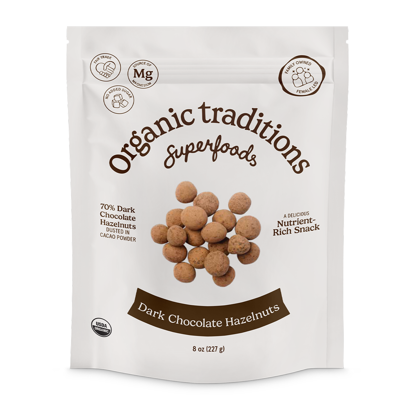 Dark Chocolate Covered Hazelnuts