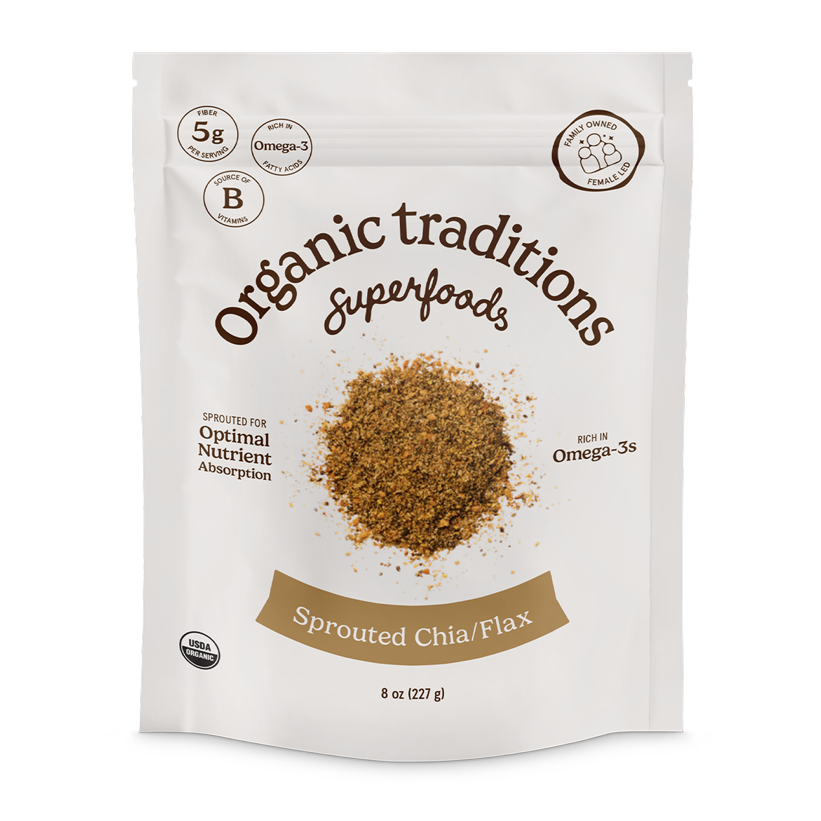 Sprouted Chia Seeds & Flax Seeds