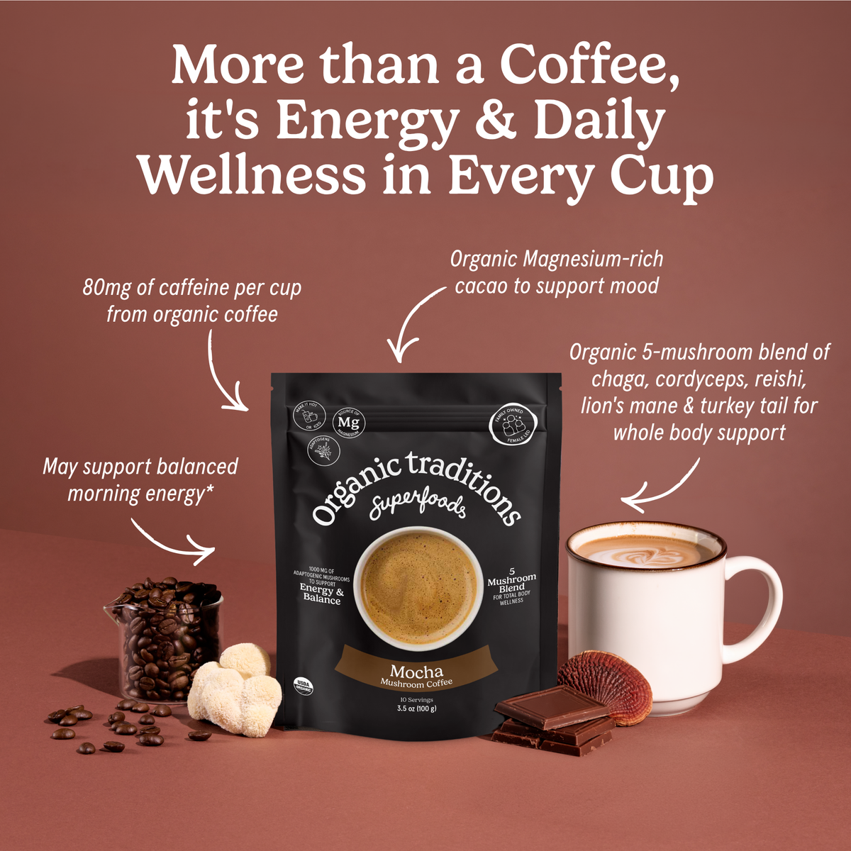 Mocha Mushroom Coffee