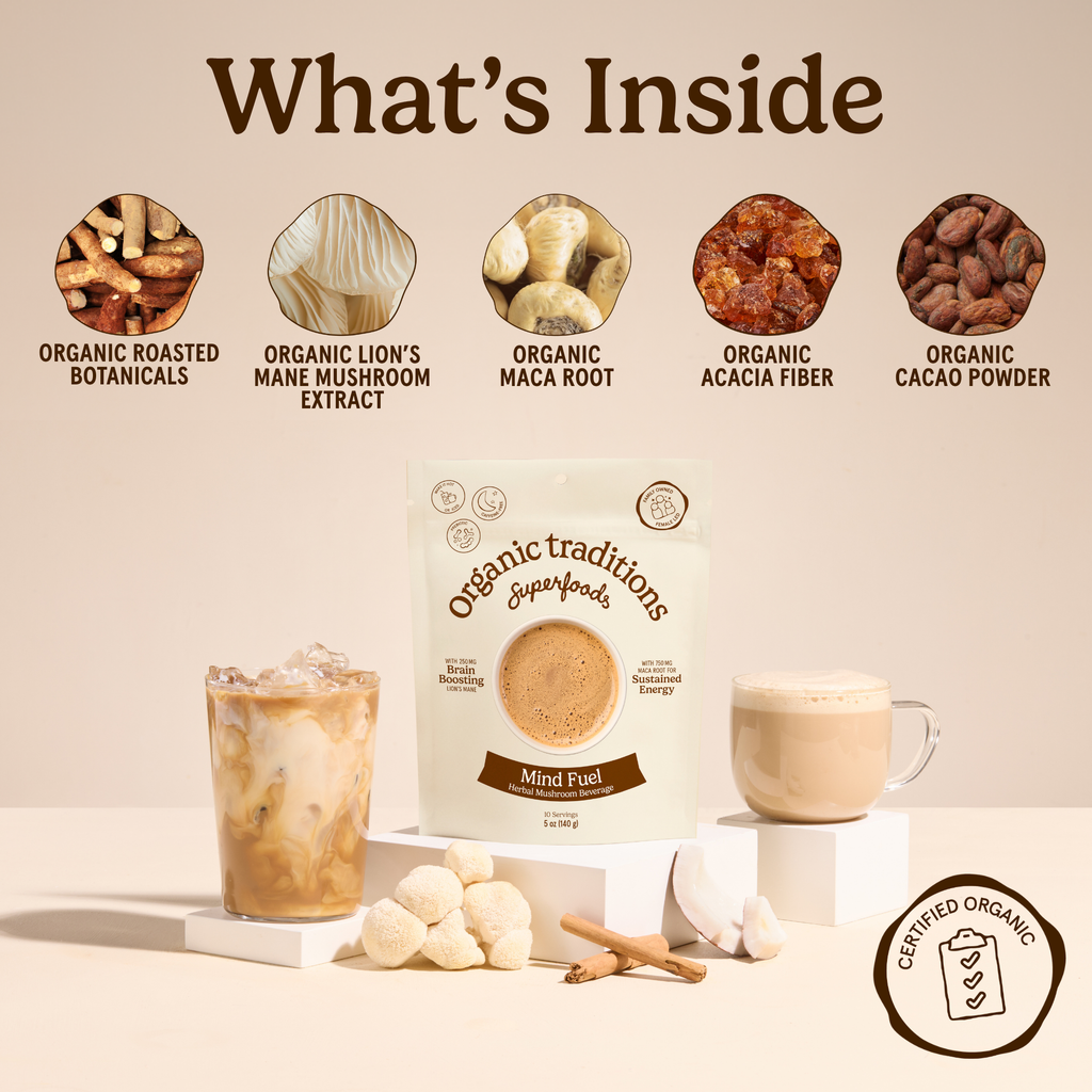 Mind Fuel: Caffeine-Free Mushroom Coffee Alternative