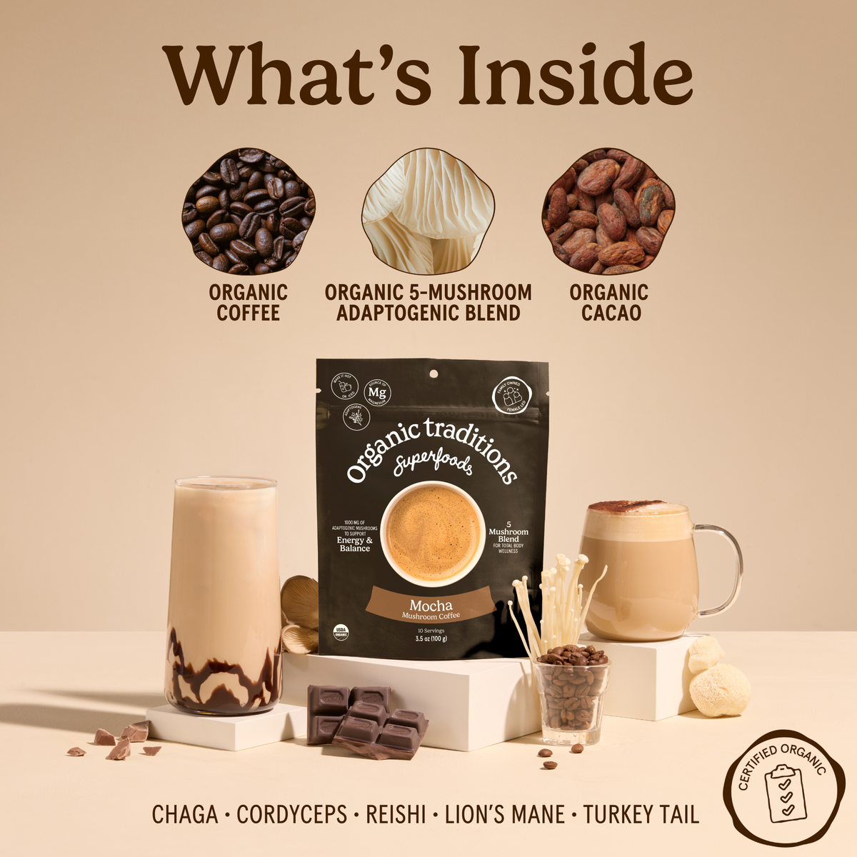 Mocha Mushroom Coffee
