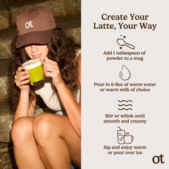 Matcha Latte with Probiotics