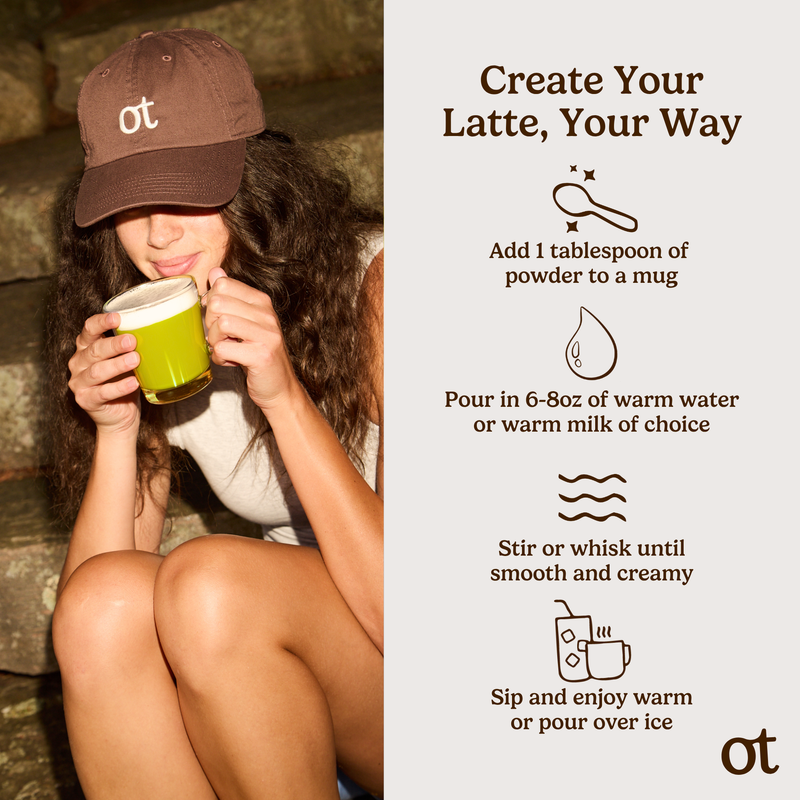 Matcha Latte with Probiotics