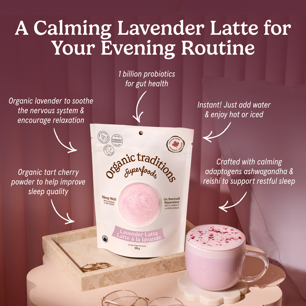 Lavender Latte with Probiotics