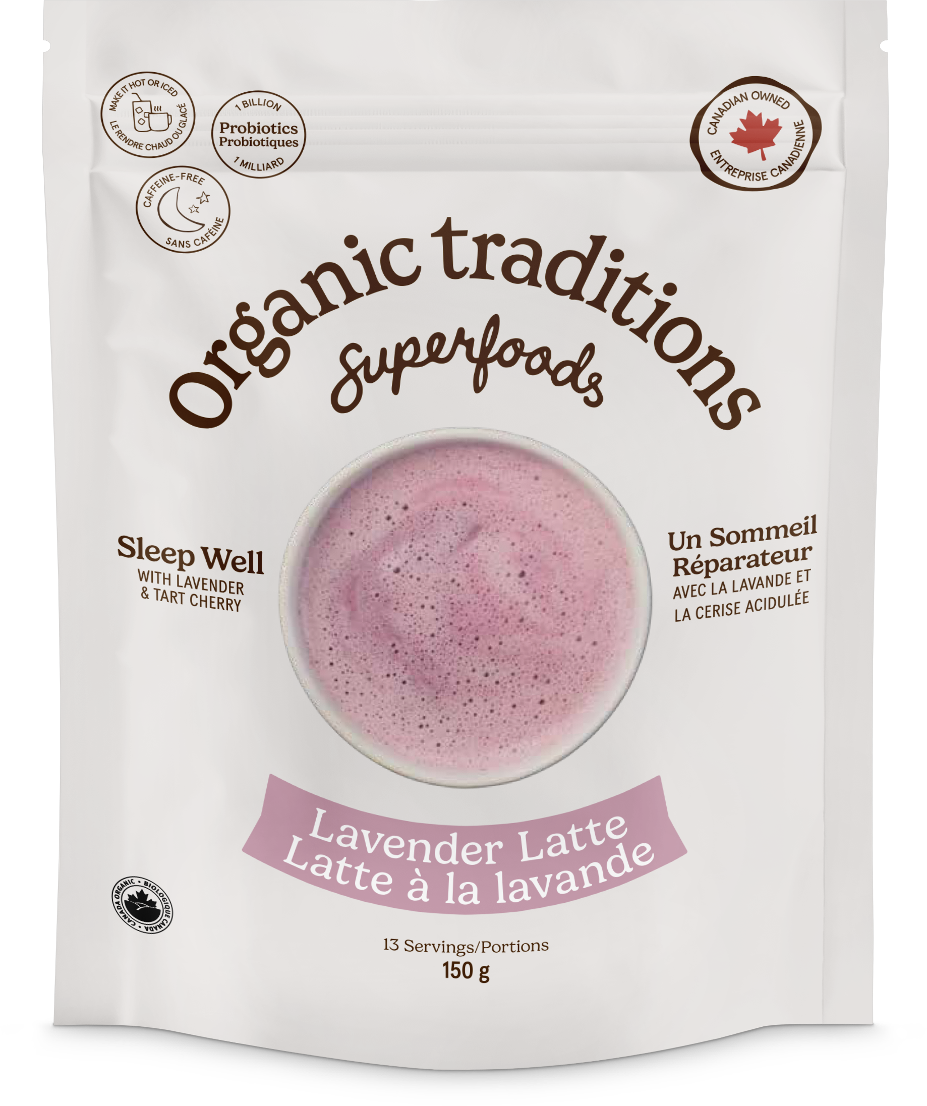 Lavender Latte with Probiotics