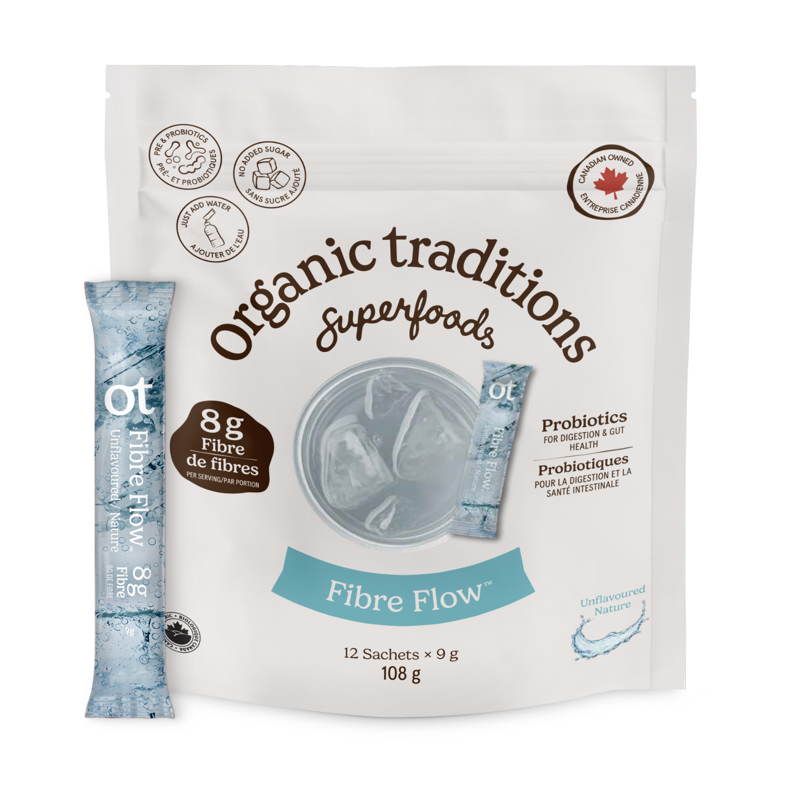 Fiber Flow Unflavored (12 Sticks)