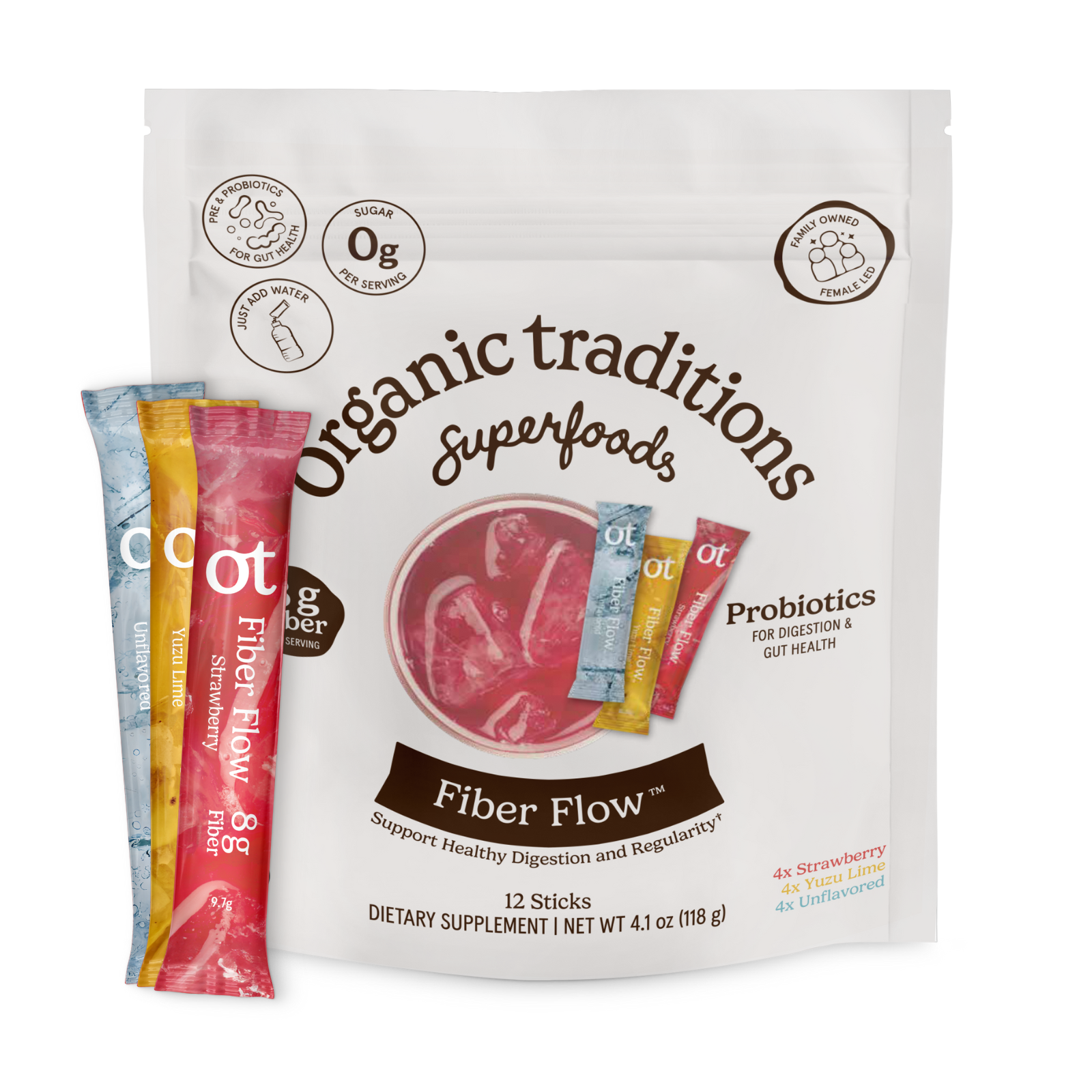 Fiber Flow Variety Pack (12 Sticks)