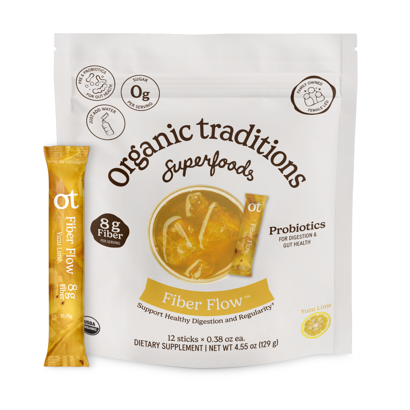 Fiber Flow Yuzu Lime (12 Sticks)