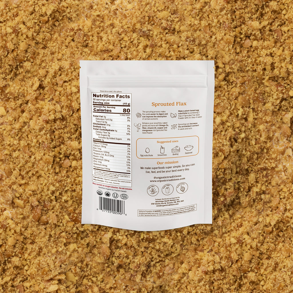 Sprouted Flax Seed Powder
