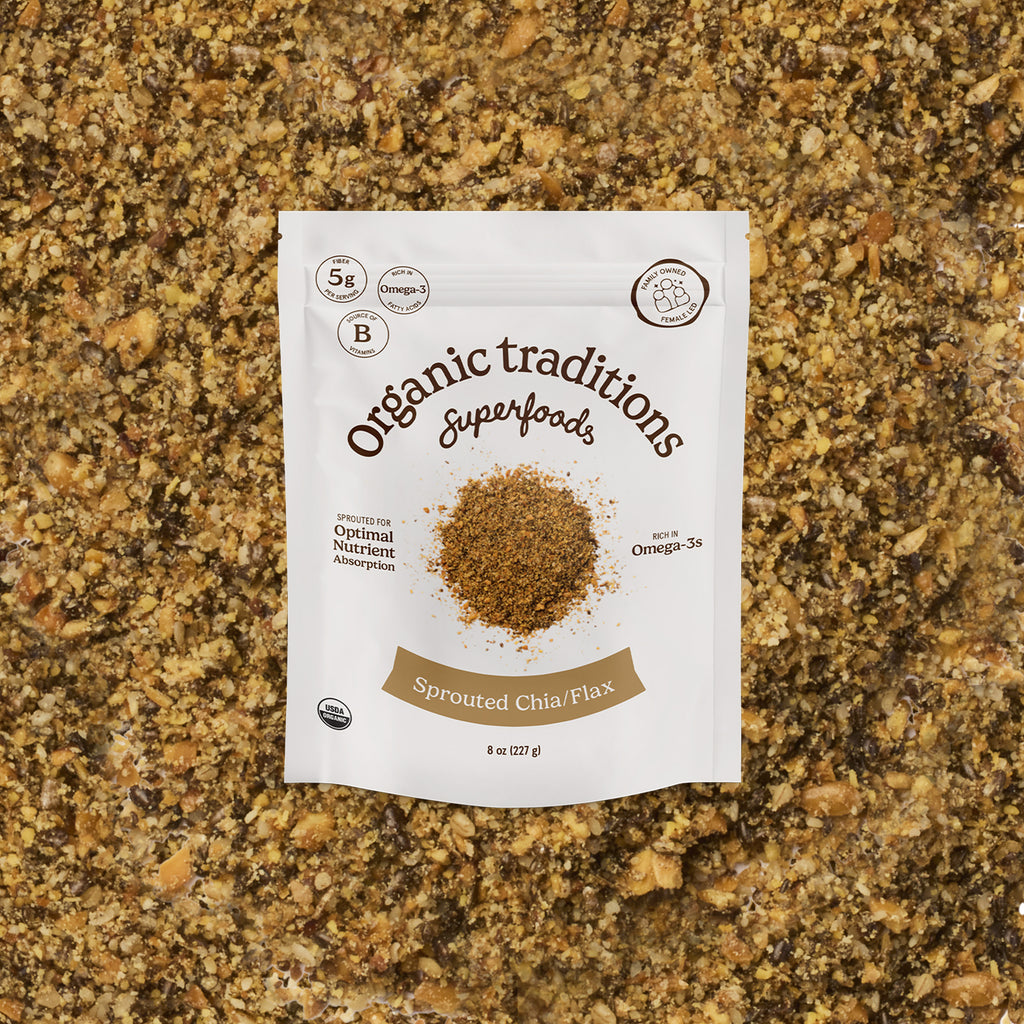 Sprouted Chia Seeds & Flax Seeds