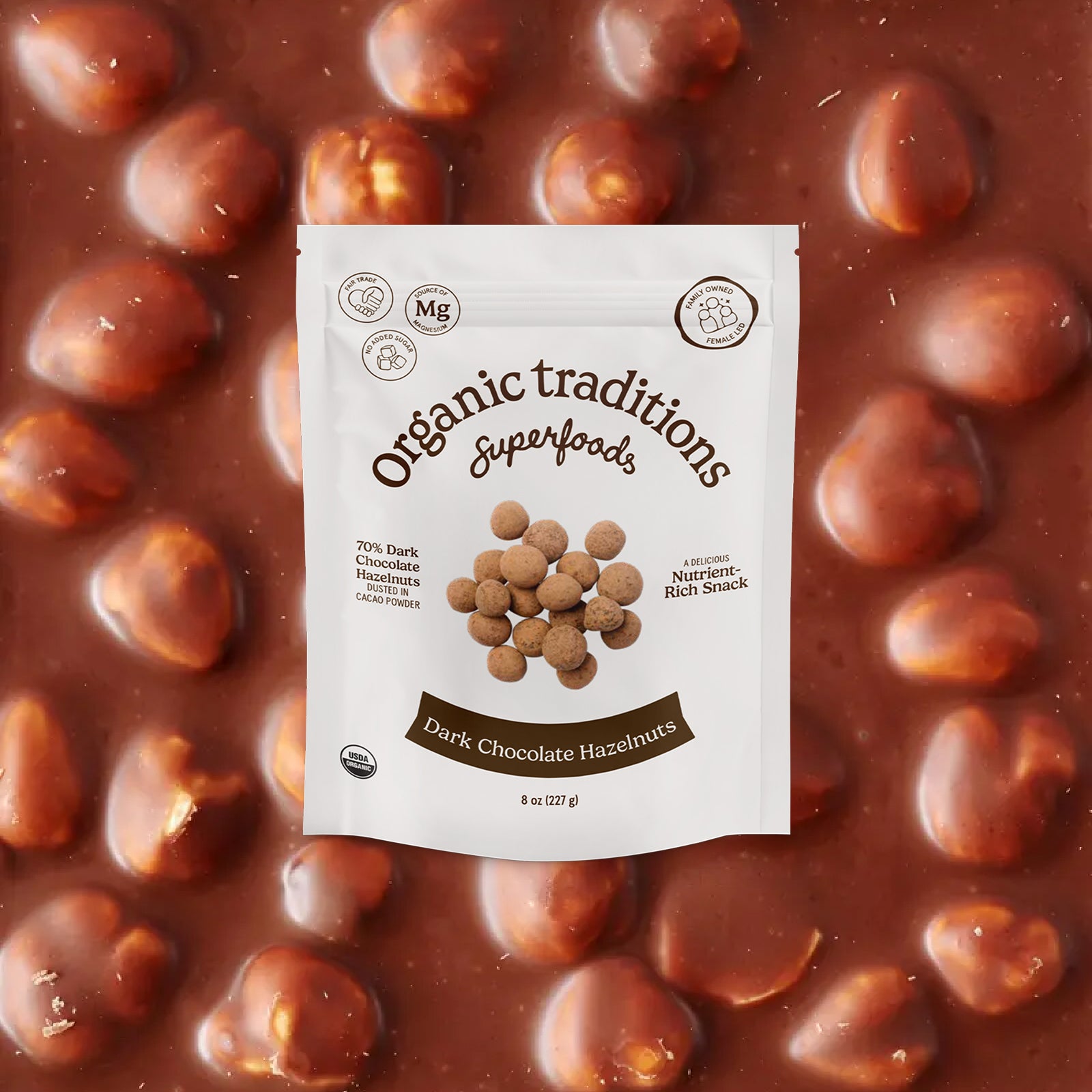 Dark Chocolate Covered Hazelnuts