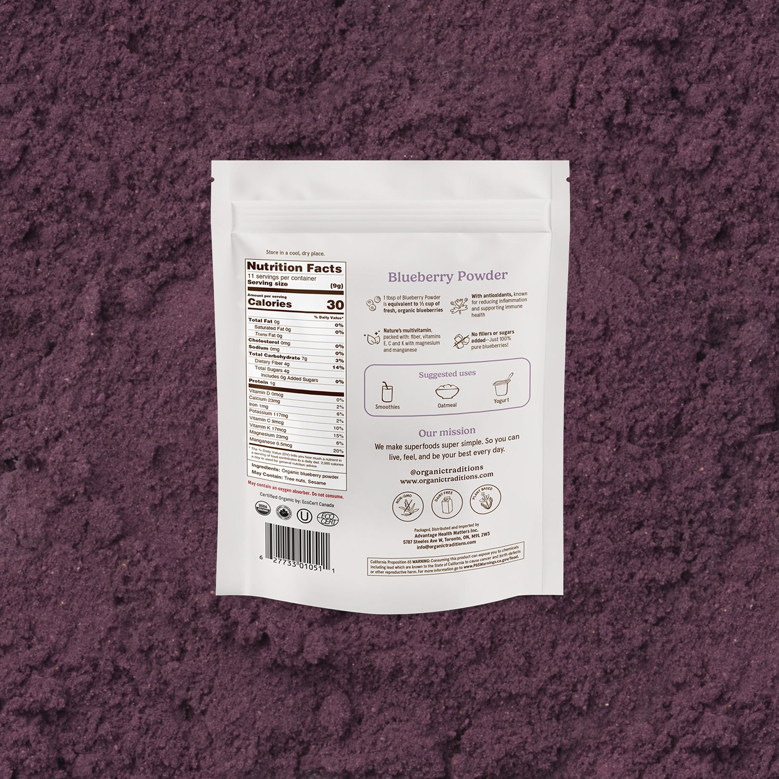 Blueberry Powder