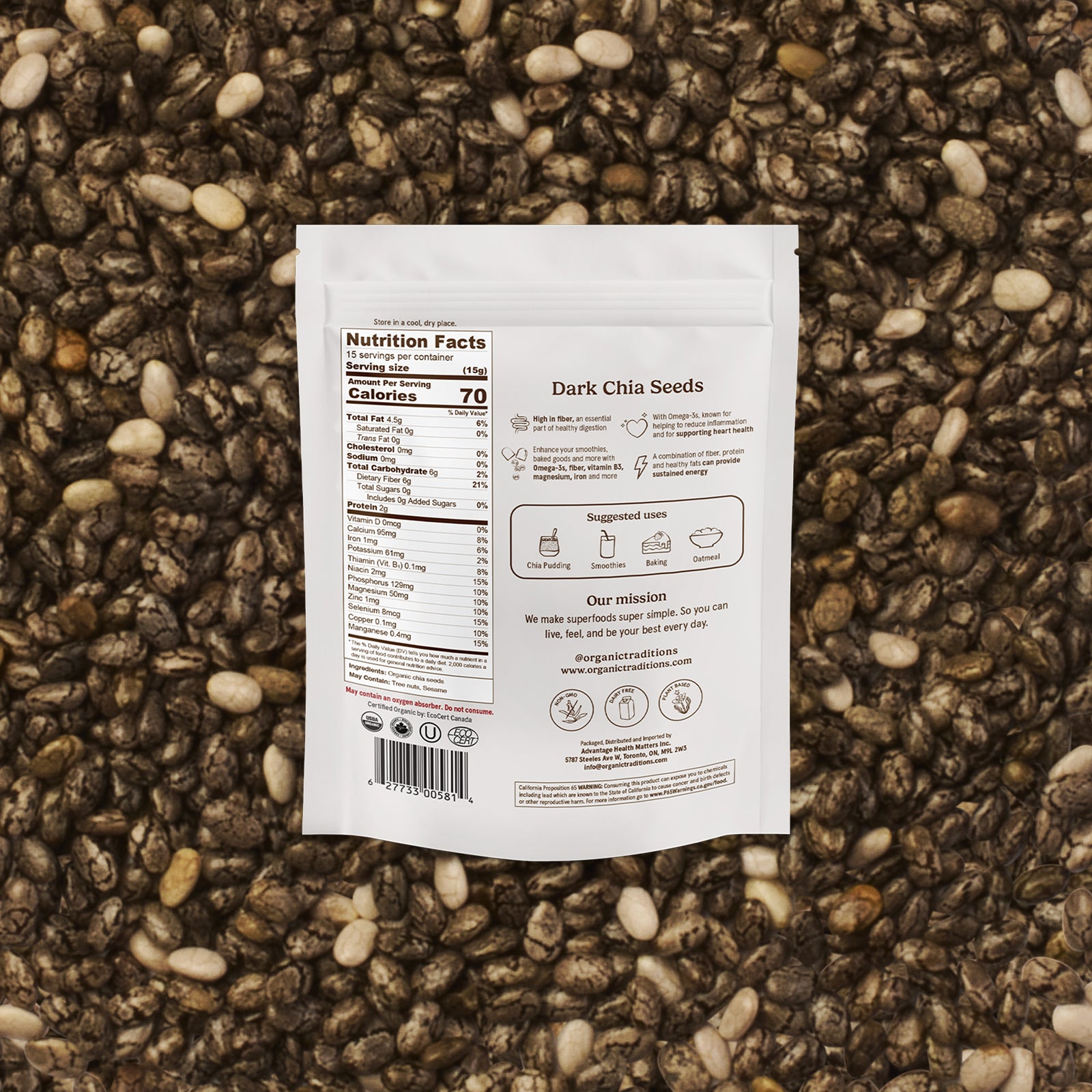 Dark Chia Seeds