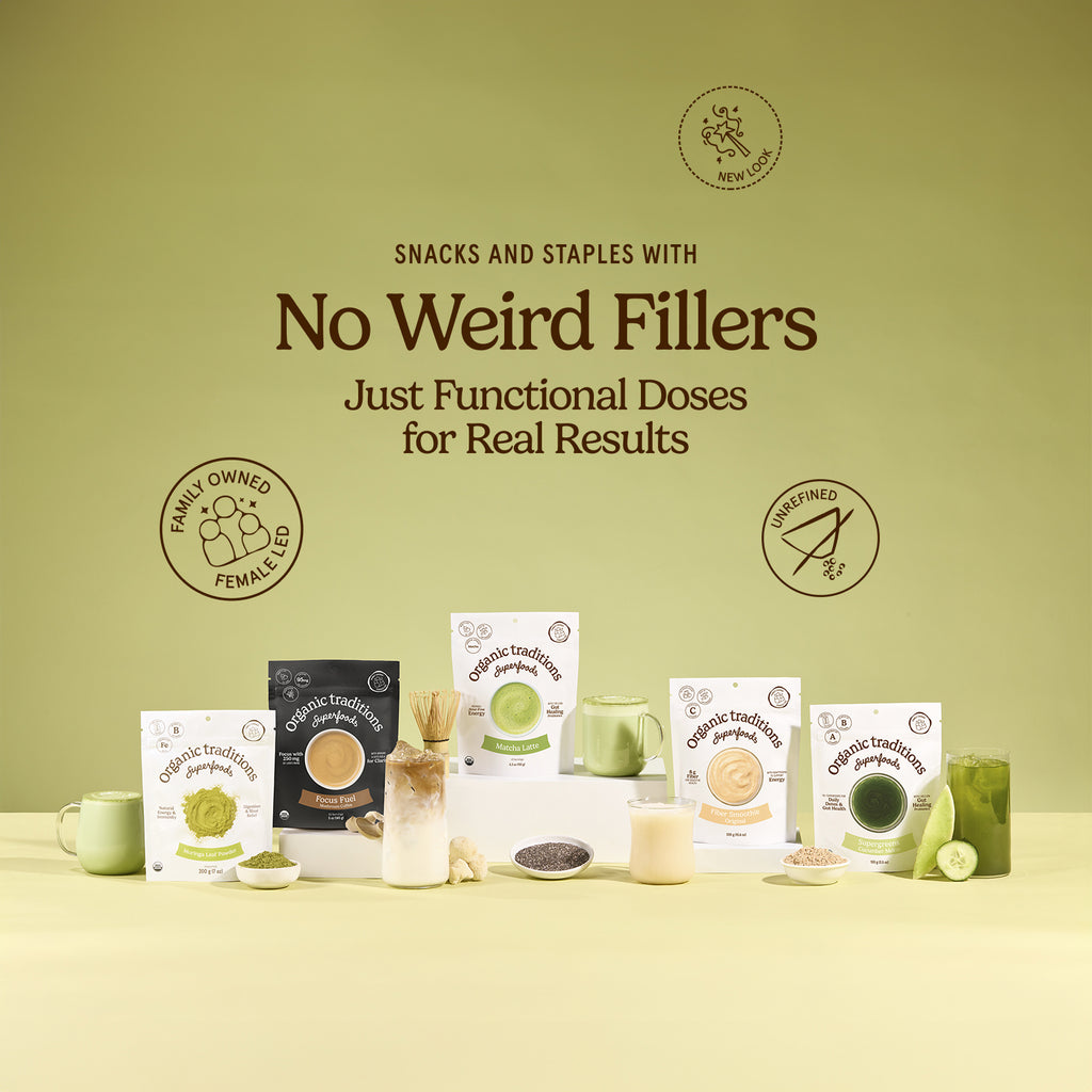 Sprouted Chia Seed Powder | Organic Traditions