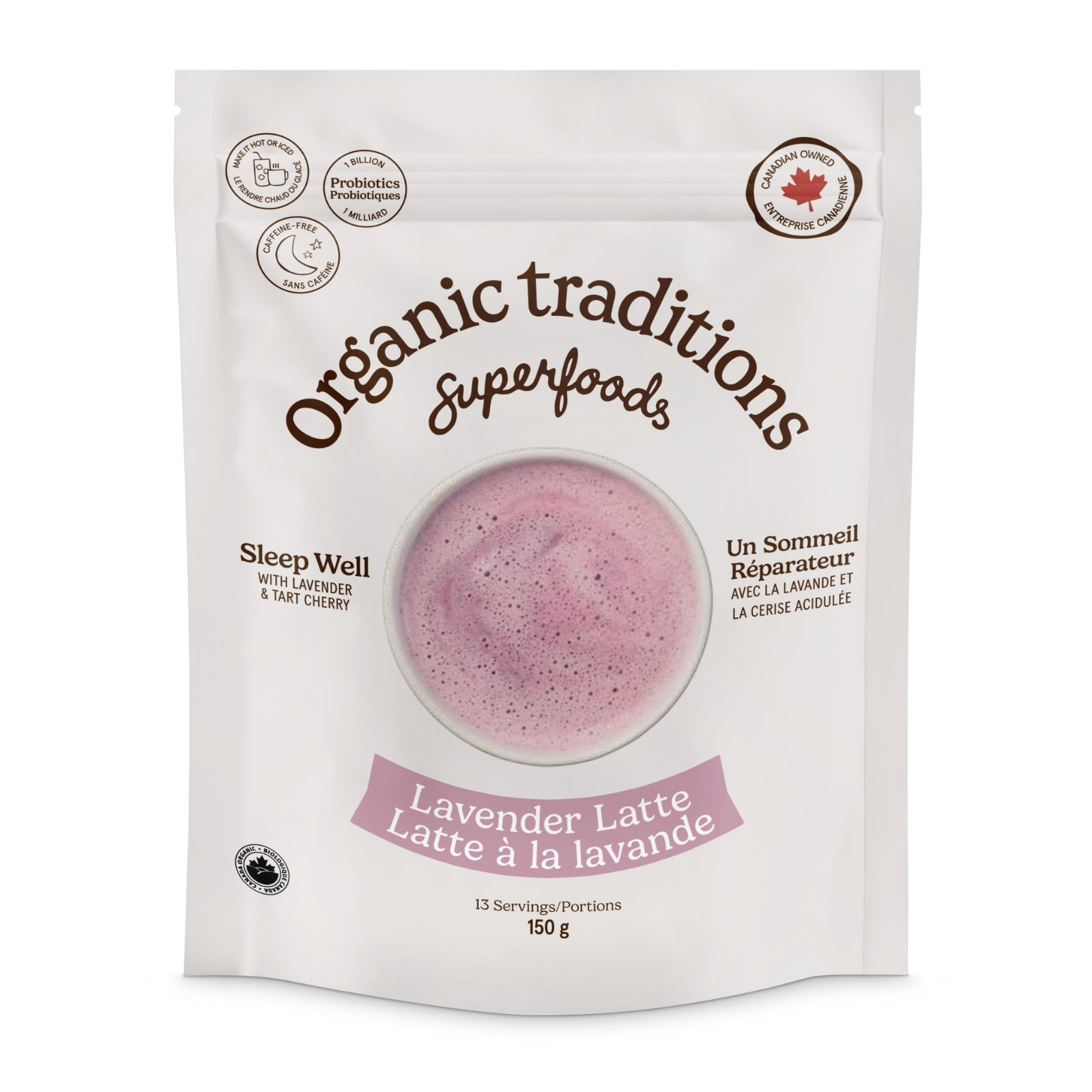 Lavender Latte with Probiotics