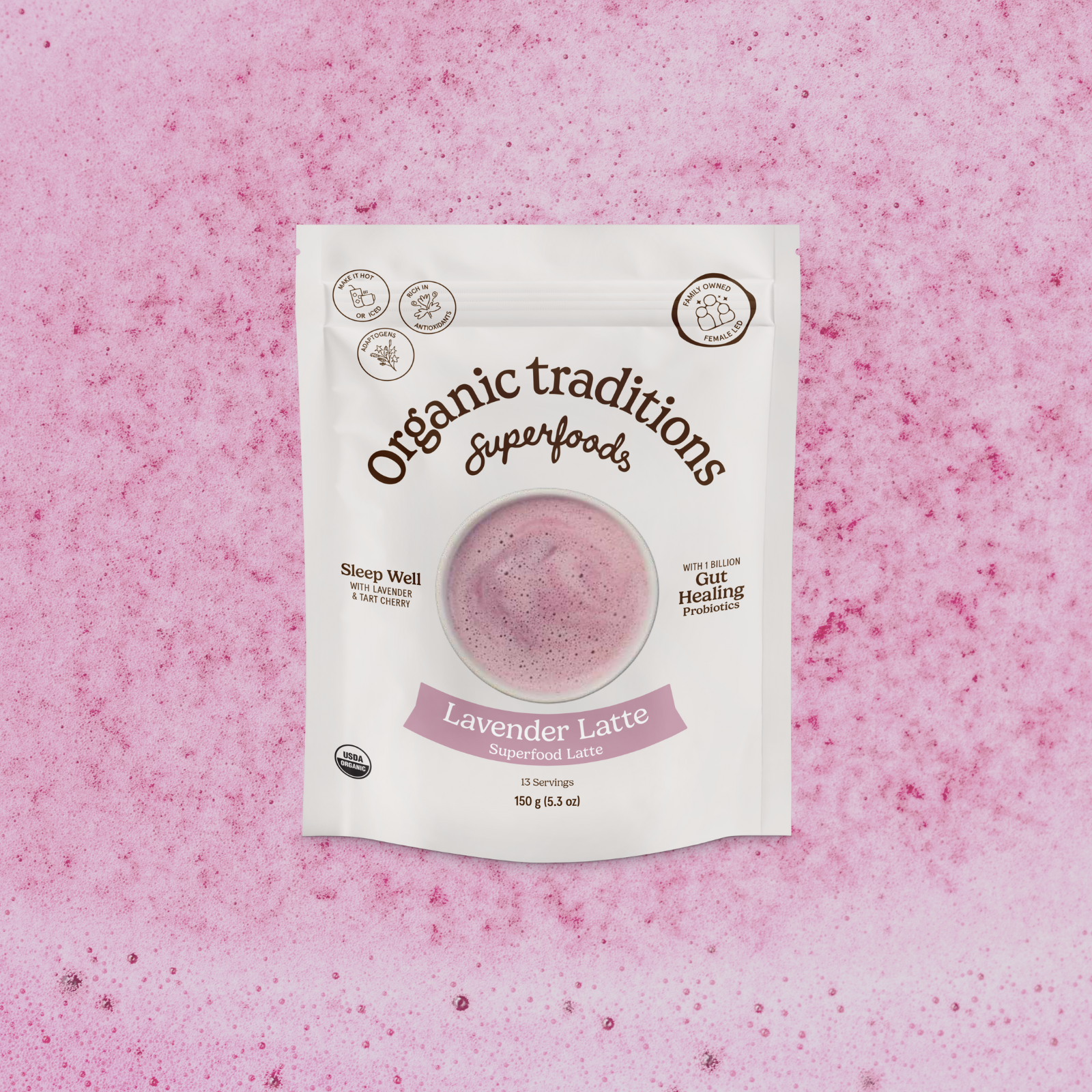 Lavender Latte with Probiotics