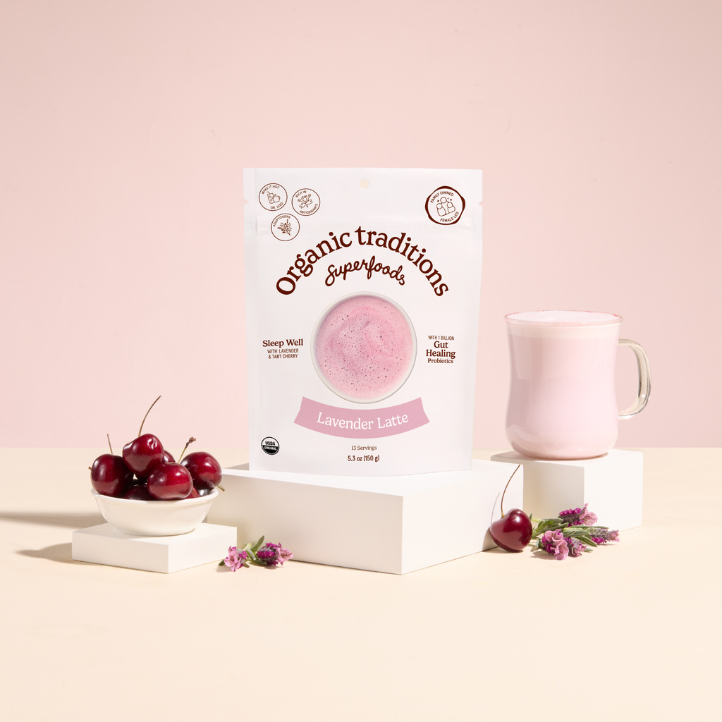 Lavender Latte with Probiotics