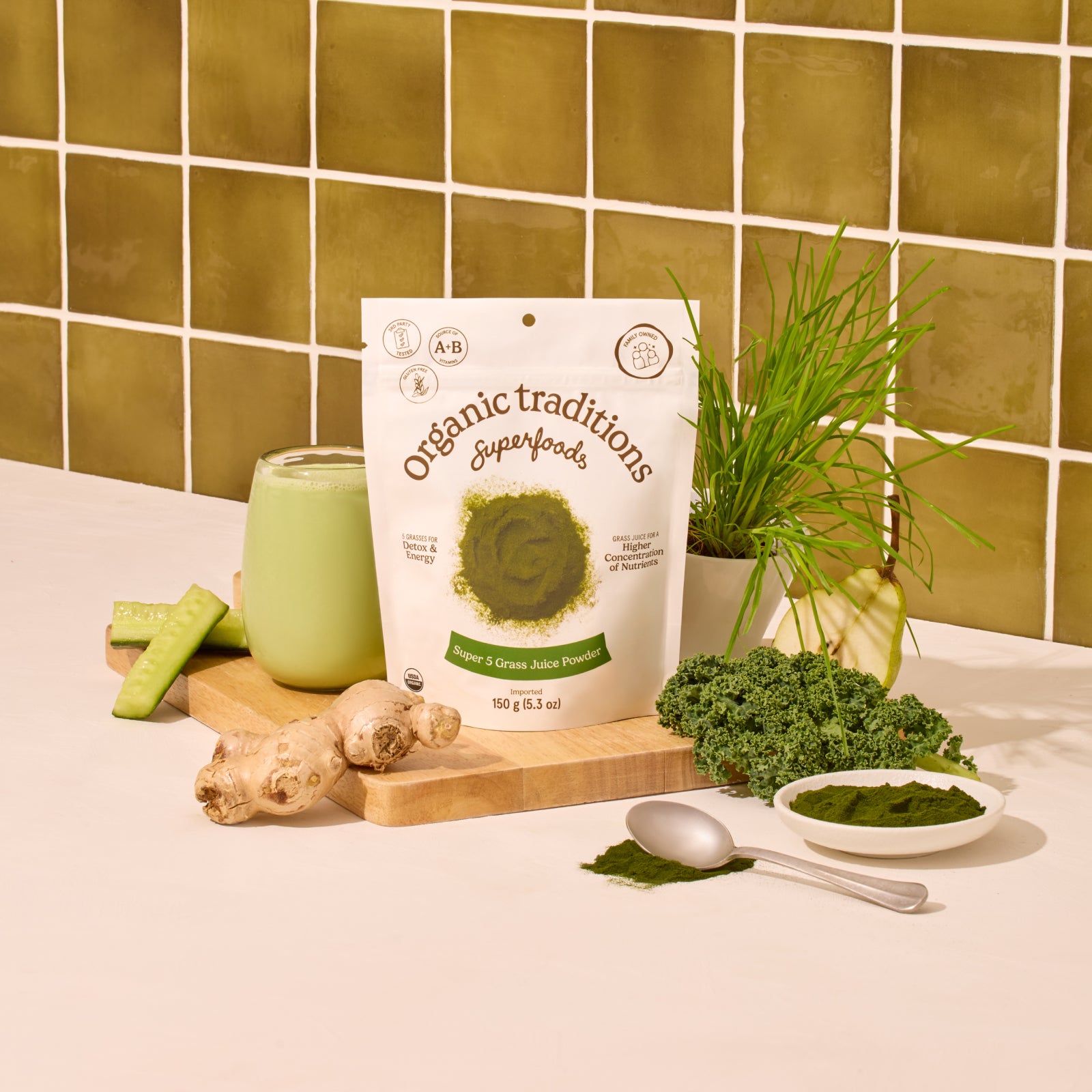 Super 5 Grass Juice Blend