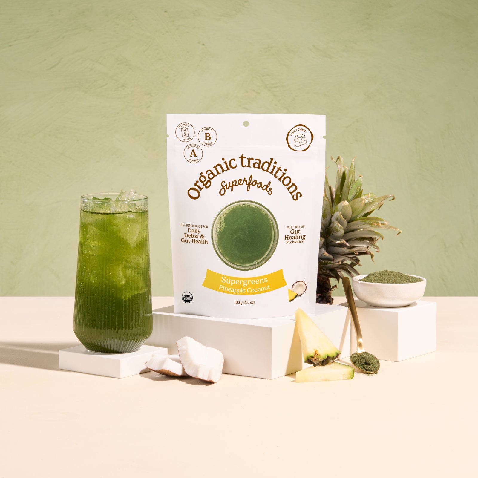 Pineapple Coconut Supergreens