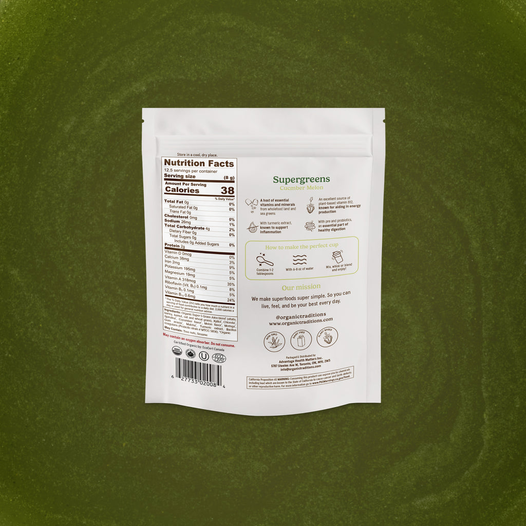 Cucumber Melon Supergreens