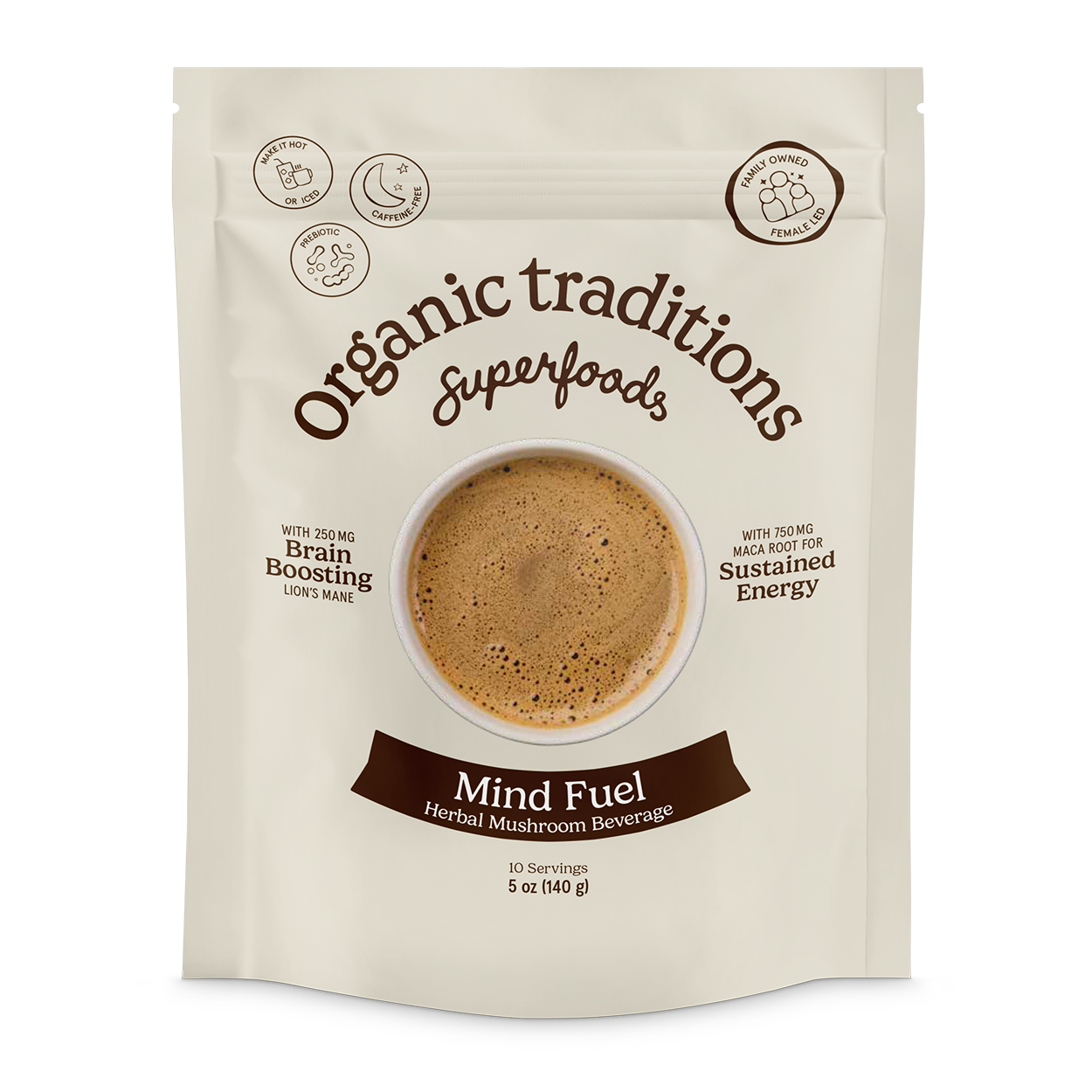 Mind Fuel Caffeine-Free Mushroom Coffee Alternative