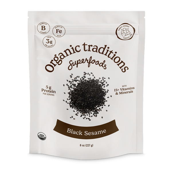 50g Organic Black Sesame Seeds – Vacuum Packed, Free Postage – Pantry Essential