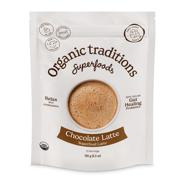 Chocolate Latte with Probiotics | Organic Traditions Canada