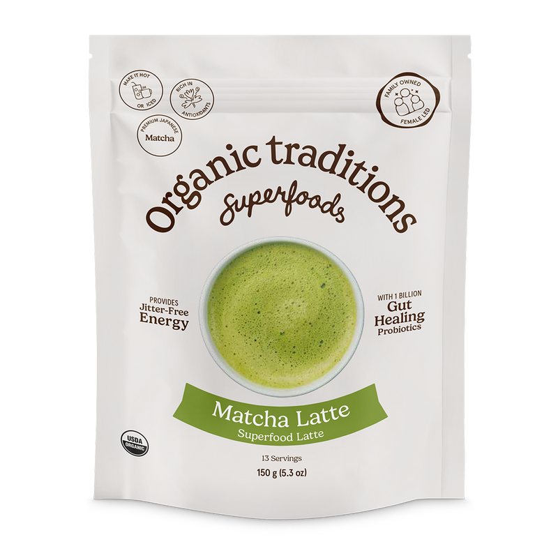 Matcha Latte with Probiotics