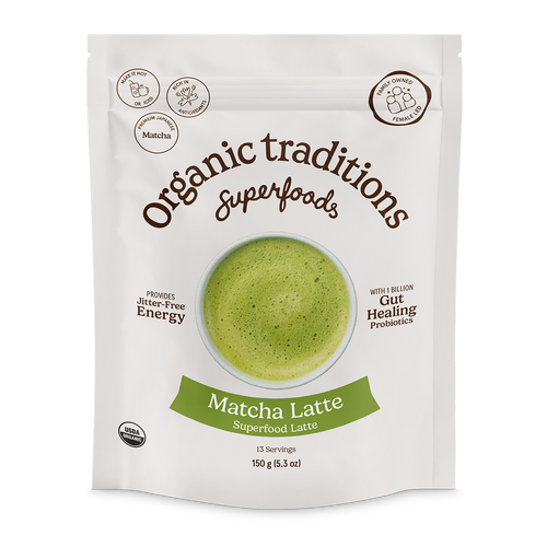 Matcha Latte with Probiotics