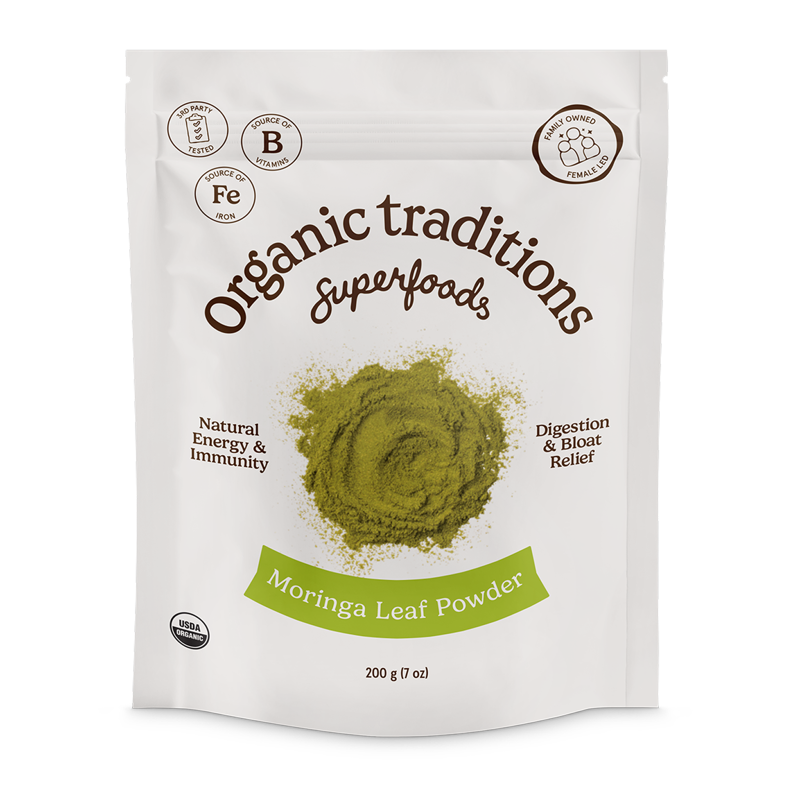 Organic Traditions Moringa Leaf Powder