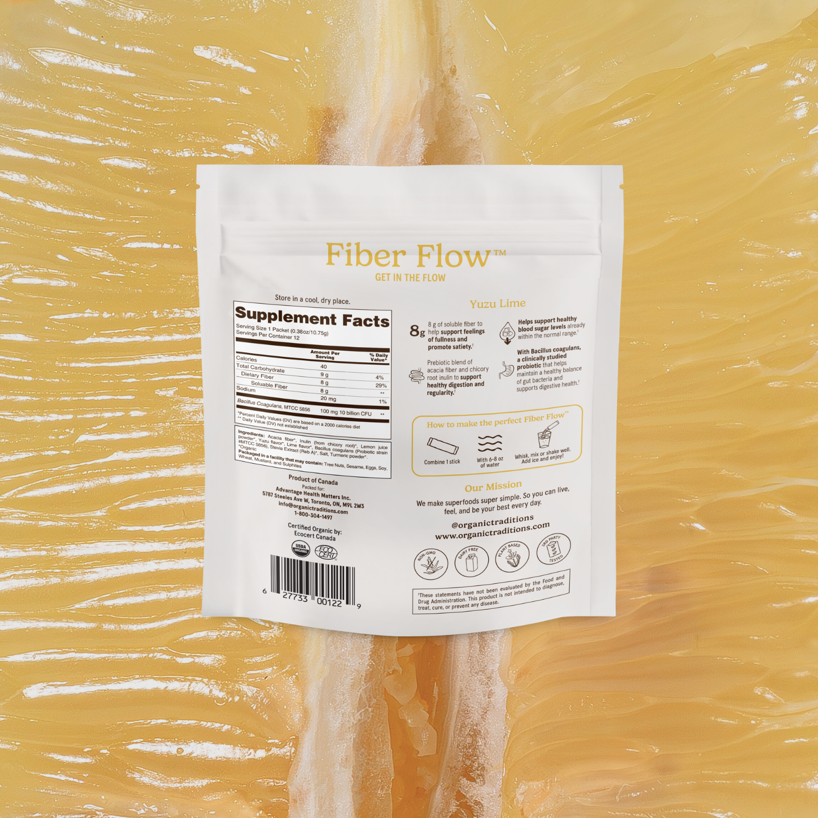 Fiber Flow Yuzu Lime (12 Sticks)