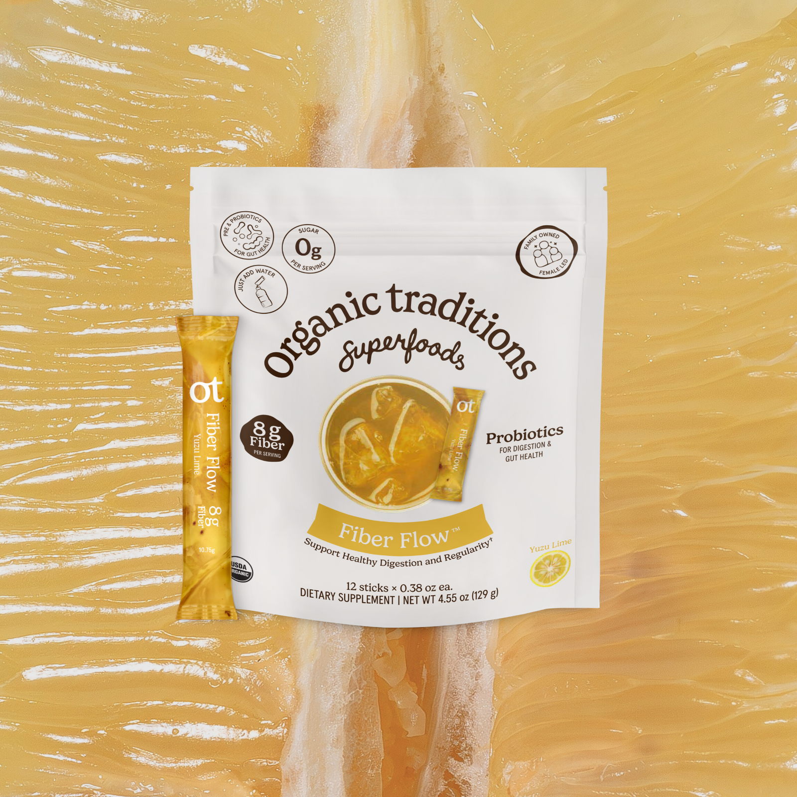 Fiber Flow Yuzu Lime (12 Sticks)
