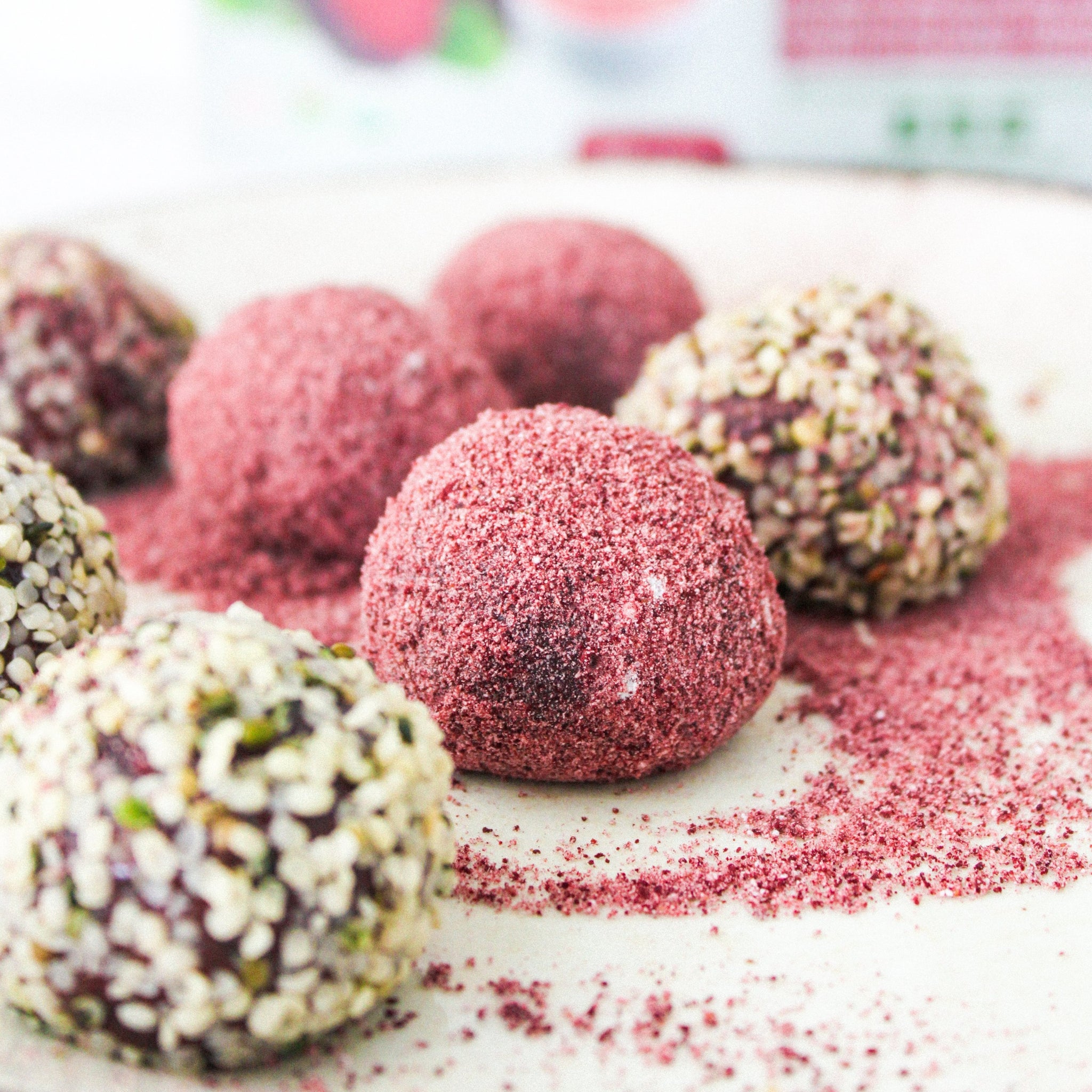 Beetroot and Dates Truffles