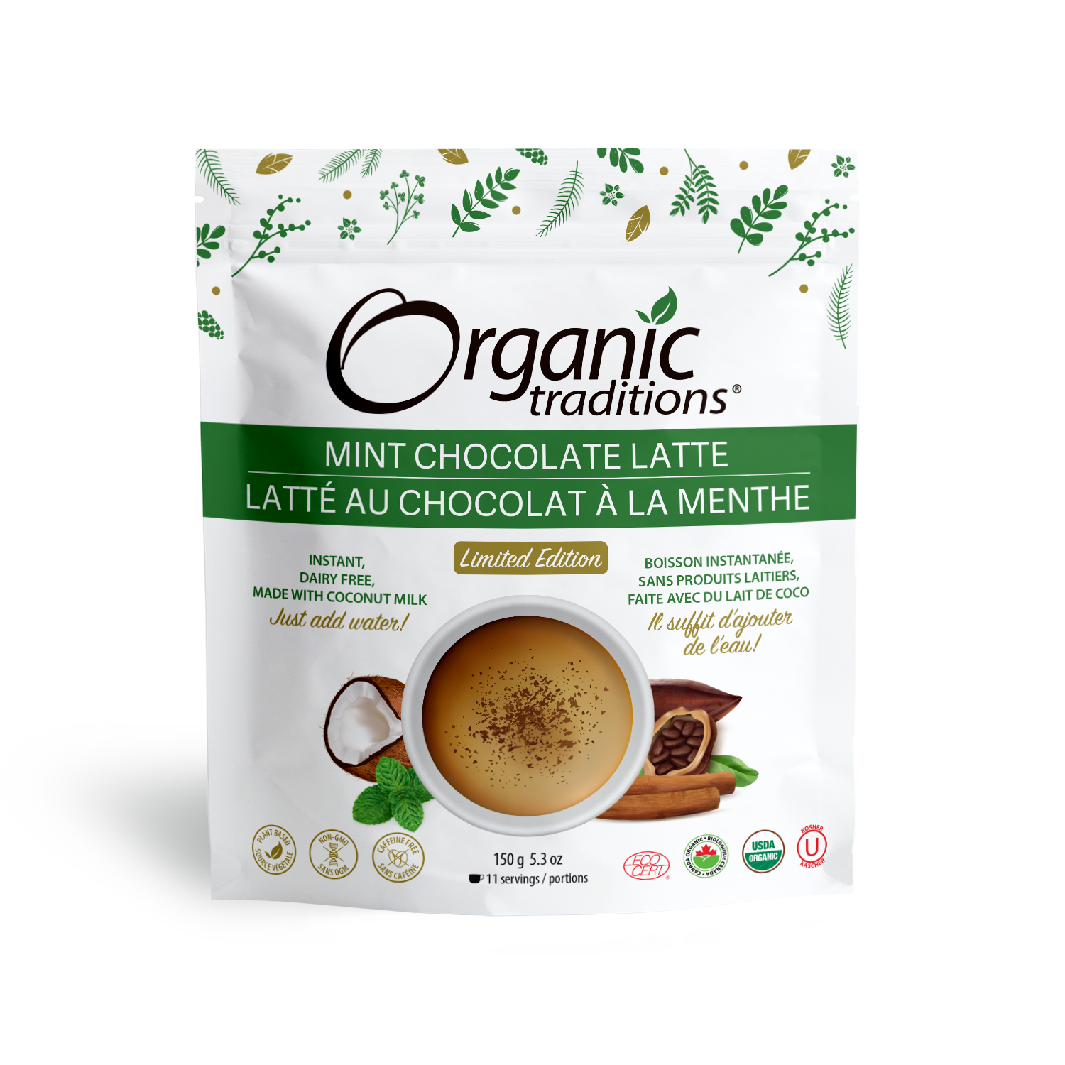 Organic Limited Edition Mint Chocolate Latte