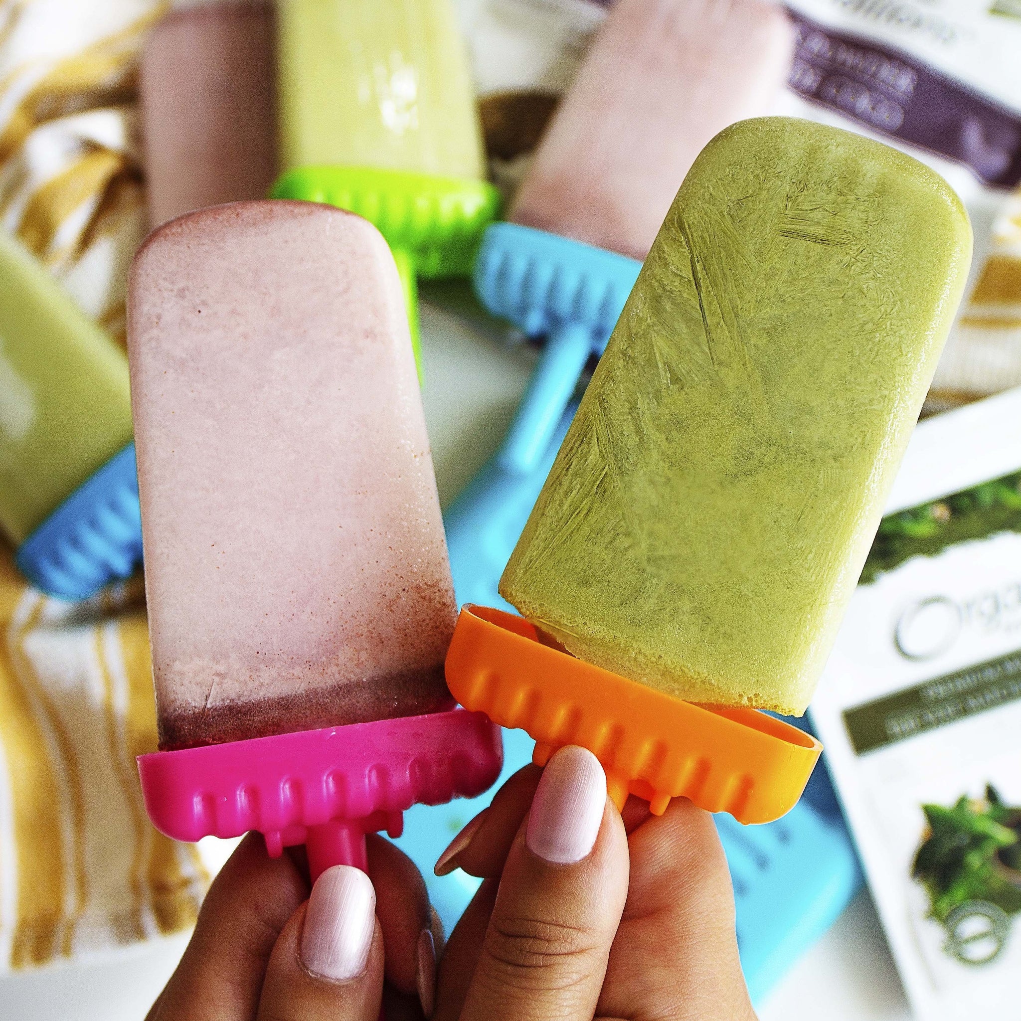 healthy organic popsicle 